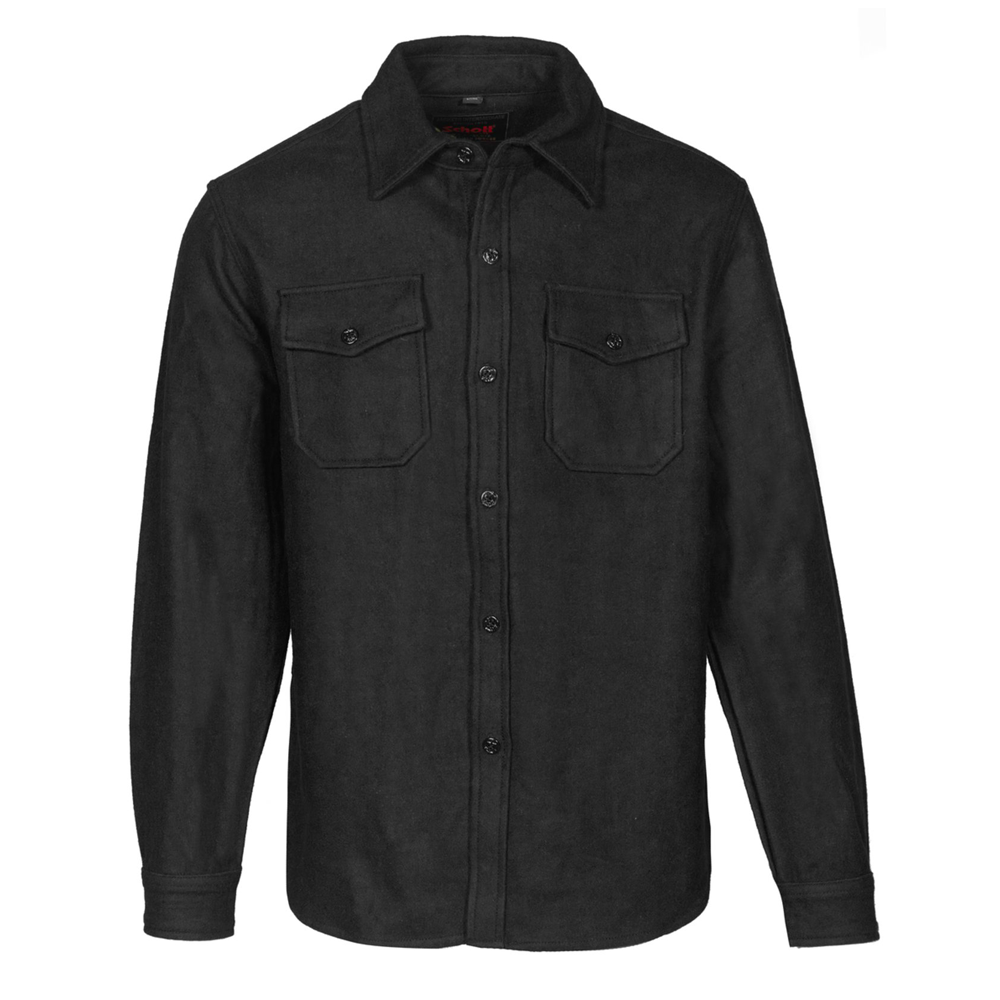 CPO Wool Shirt | Black