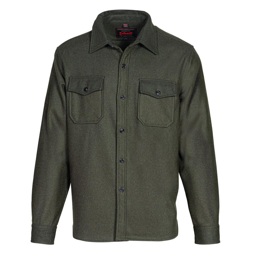 CPO Wool Shirt | Olive – Fontenelle Supply Co.