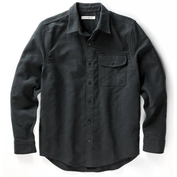 Terra Nova Moleskin Shirt in Pitch Black