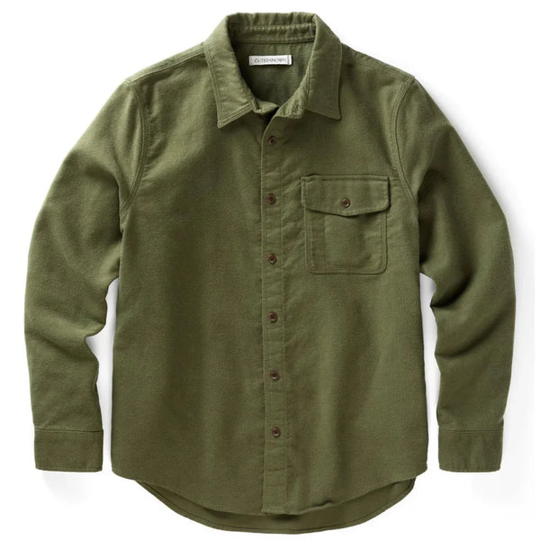 Terra Nova Moleskin Shirt in Olive