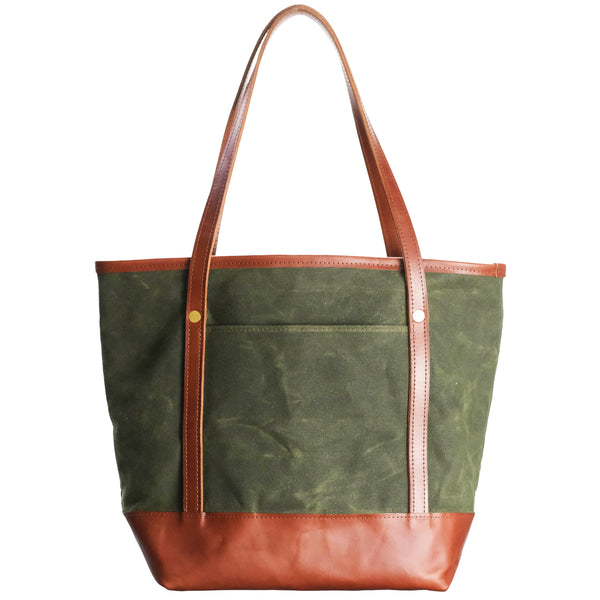 Fontenelle Supply Co. Leather and Canvas Tote Bag