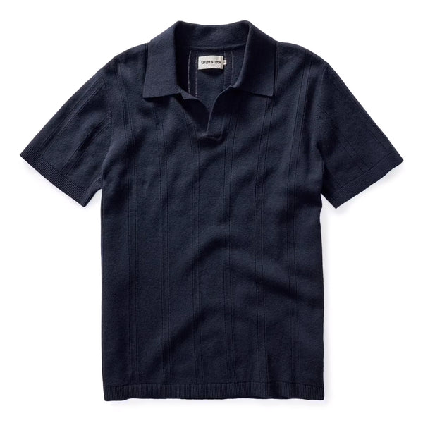 The Valencia Sweater Polo
 in Dark Navy