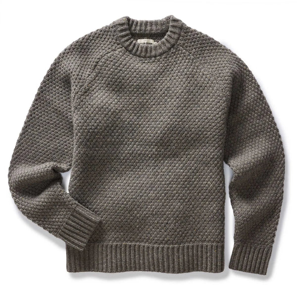 Fisherman Sweater | Taupe Merino