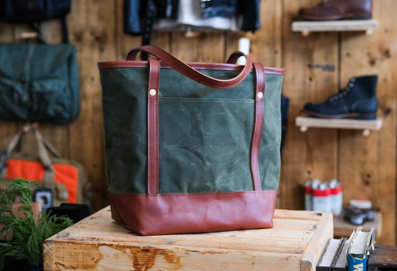 Canvas + Leather Tote