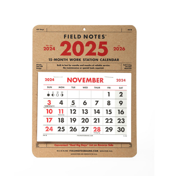 2025 Calendar