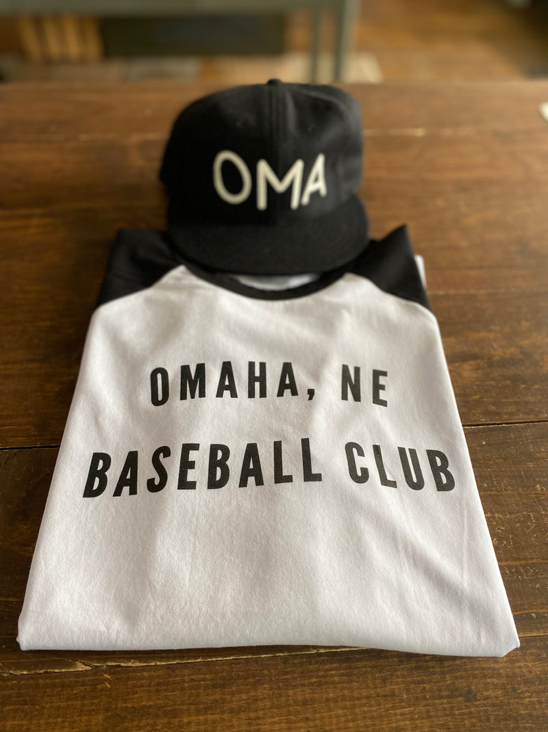 Omaha Baseball Club | White and Black