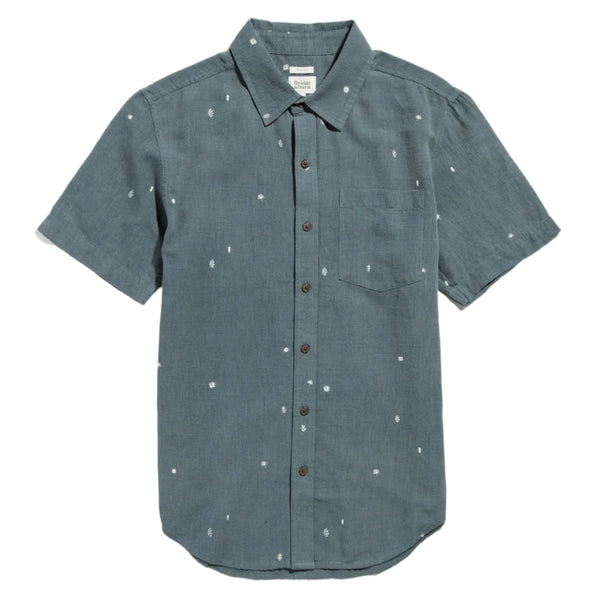 Harbor Slim Shirt in Slate Mini Flora