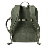 Back of pack with straps pulled out