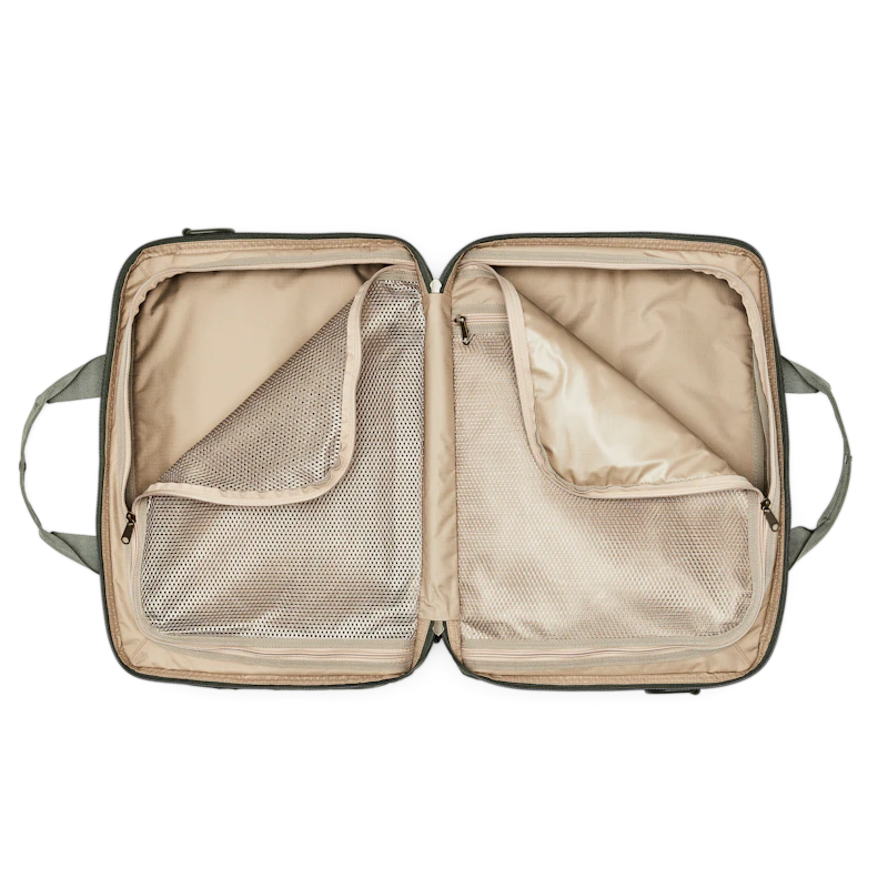 Open view of inside of pack