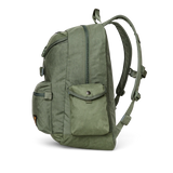 Side profile of backpack