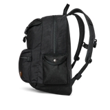 Side profile of backpack