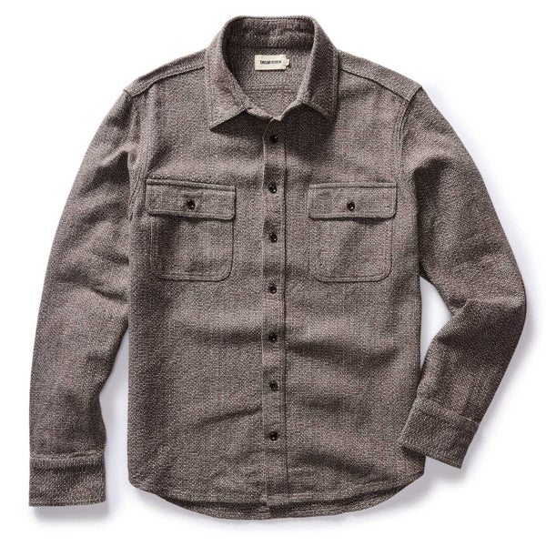 Ledge Shirt | Granite Linen Tweed