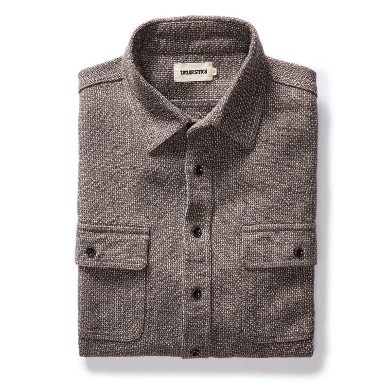 Ledge Shirt | Granite Linen Tweed