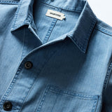 The Ojai Jacket | French Blue Herringbone