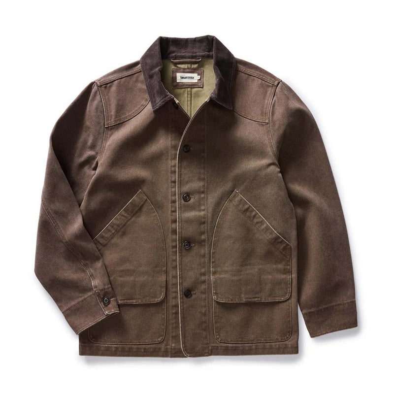 The Upland Jacket in Aged Penny Chipped Canvas