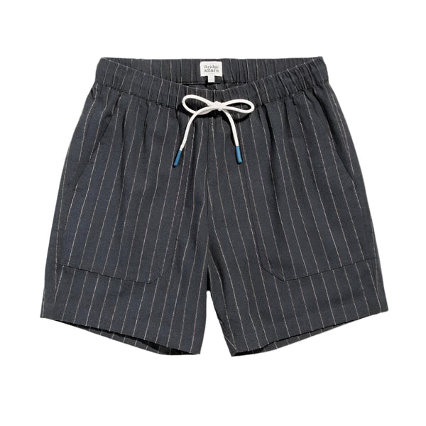 The Noah Short in Charcoal Stripe