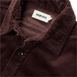 Utility Shirt in Burgundy Corduroy