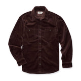 Taylor Stitch Utility Shirt in Burgundy Corduroy