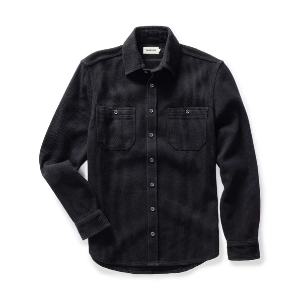 Taylor Stitch Utility Shirt in Coal Sashiko