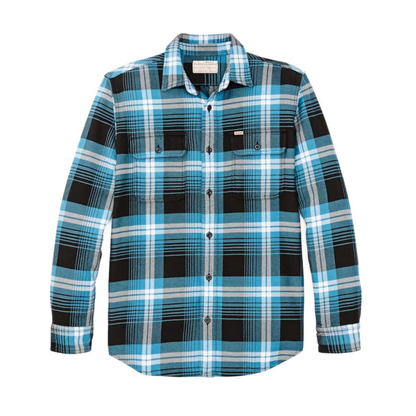 Filson Vintage Flannel in Blue / Black/. Multi Plaid