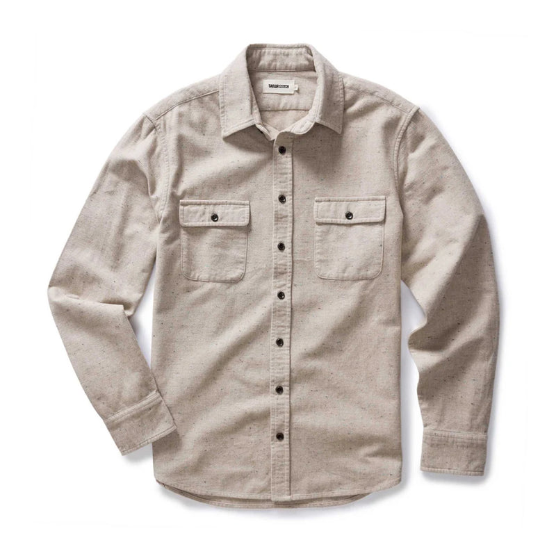 Taylor Stitch Yosemite Shirt in Oat Donegal