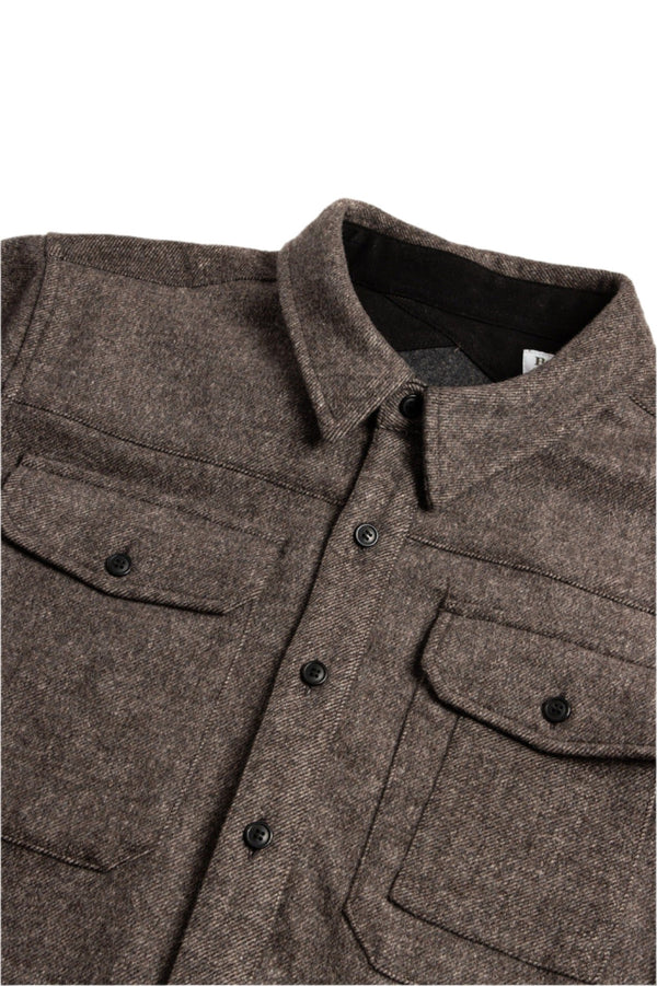 The Fielding Shirt Jacket | Walnut Twill