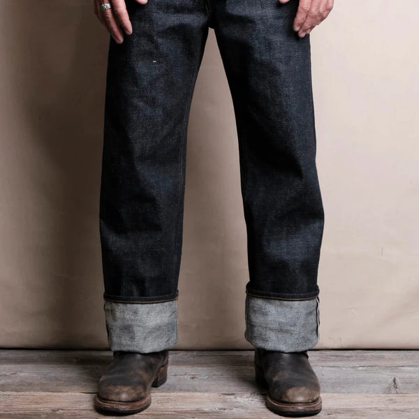 On Model photo of the Modesto Denim