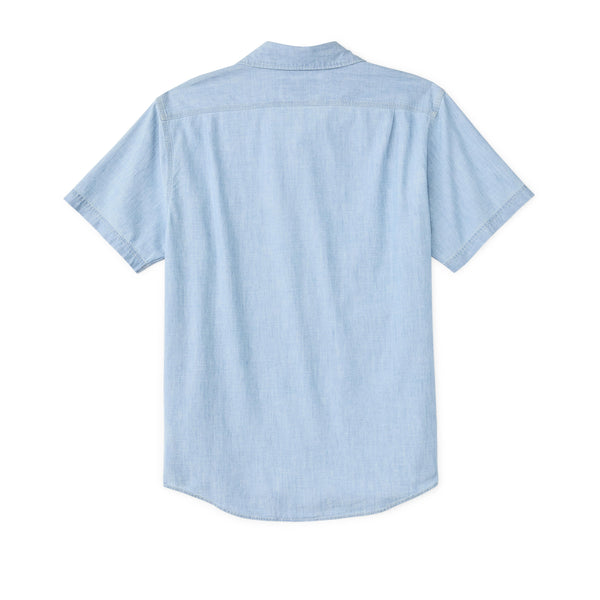 Short Sleeve Chambray | Light Indigo