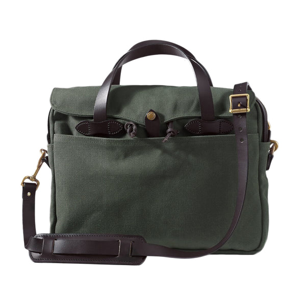 Rugged Twill Original Briefcase | Otter Green – Fontenelle Supply Co.